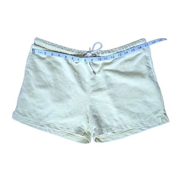 H&M Pastel Yellow Crew Neck Long Sleeve (Wom XS) with Shorts  (Wom S) Pajama Set - Picture 5 of 11